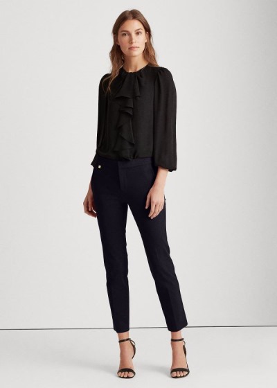 Calças Ralph Lauren Stretch Algodão Skinny Mulher 58769-VFRC